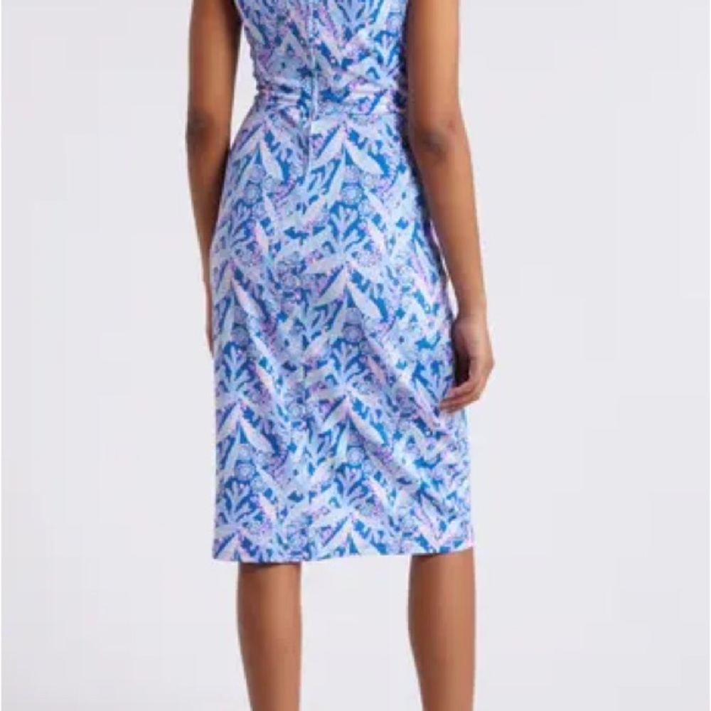 NWT Lilly Pulitzer Odella V-Neck Stretch Dress 10 stretch - Picture 3 of 6